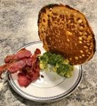 Toasted buckwheat pancake